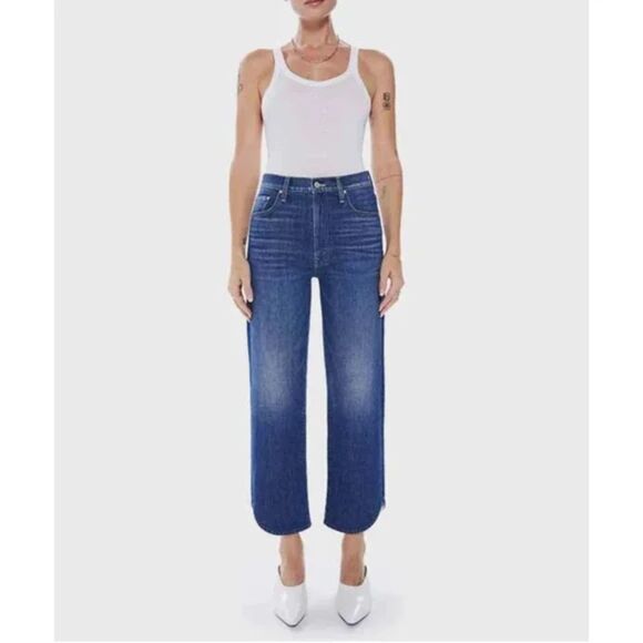 MOTHER The Rambler Zip Matinee Ankle In Let's Wine About It Size 29 - Picture 1 of 11